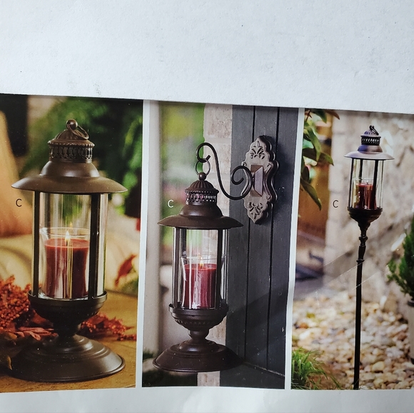 3 Ways to use Wrought Iron Cypress Lantern/Wall Sconce Home Interiors NEW - Picture 1 of 9